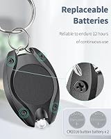 Uniclife 5 Pack LED Keychain Flashlight 14 Lumen Mini Torch 2 Modes view 7