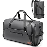 Garment Bags for Travel,45L Carry on Convertible Garment Duffle bag for Men Women - 3 in 1 Hanging Suit Travel Bag with Shoulder Strap
