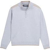 RAW X (4-12) Quarter-Zip Long Sleeve Mock Neck Knit Sweater for Kids and Boys, Big Kids Knit Sweater for Fall and Winter