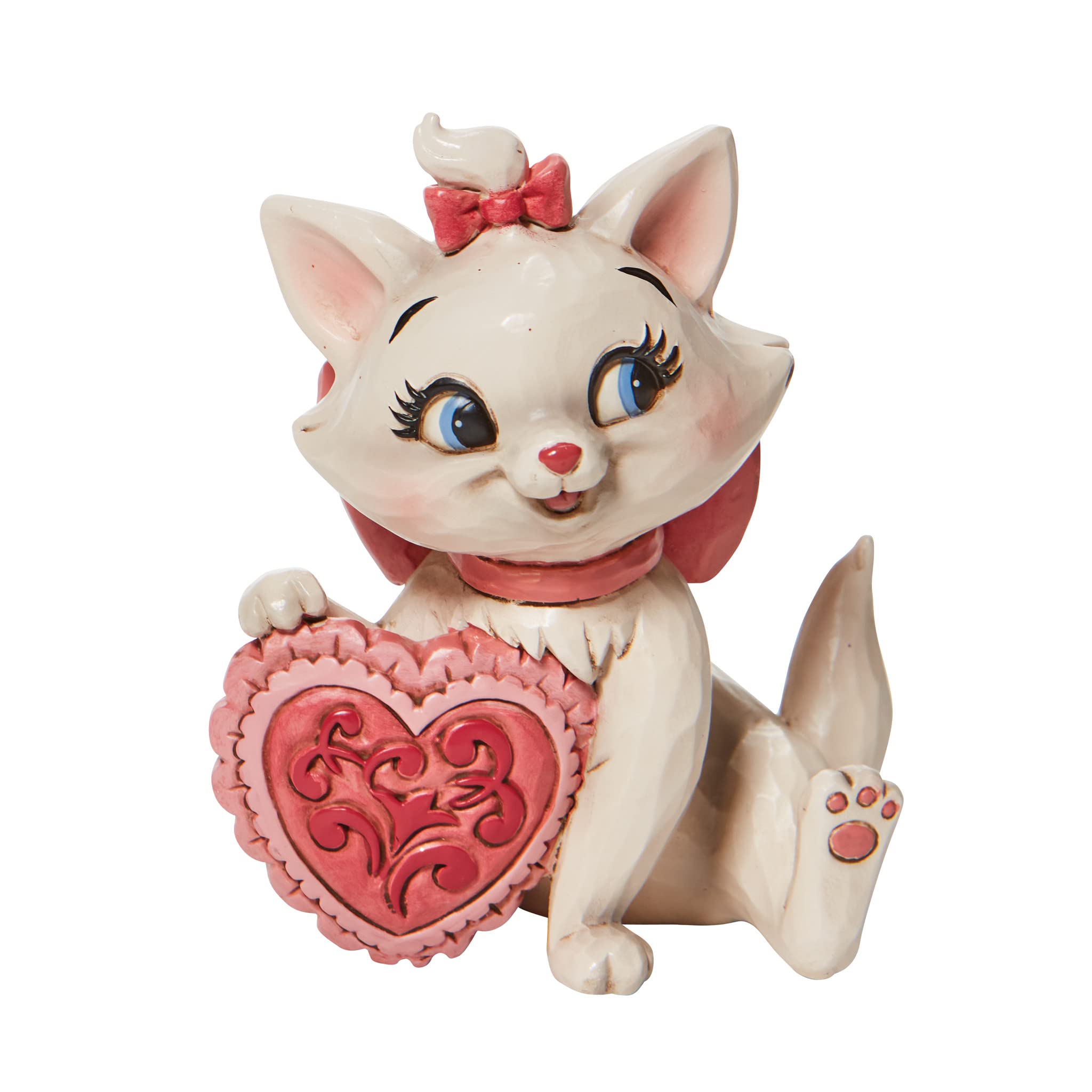 Disney Traditions Jim Shore Marie Heart Mini Figurine
