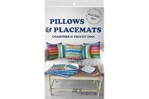 RJ Designs Jelly Roll Pillows&PlacmtsPtrn, 1 Count (Pack of 1)