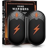 Hand Warmers Rechargeable 2 Pack, Electric Hand Warmer Up to 24Hrs, Wolf-Shape, Portable Reusable HandWarmer, Winter Gifts for Camping, Hunting, Fishing, Christmas
