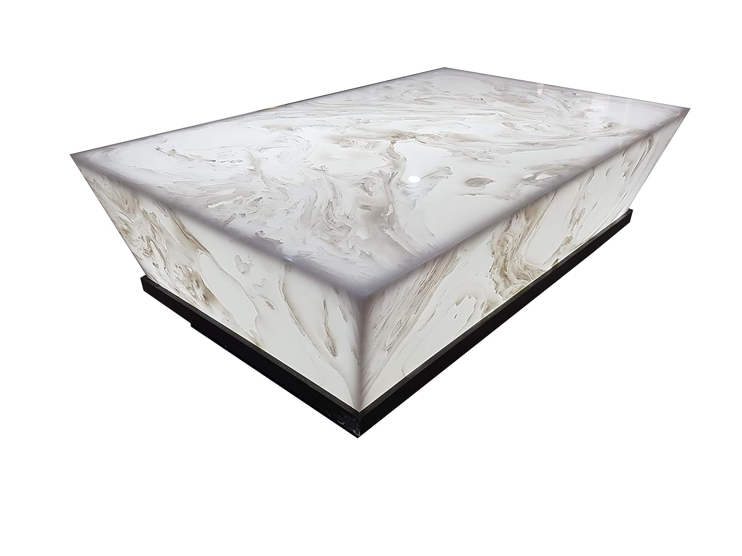 Xclusives White Onyx Marble Coffee Table 48 X24 Amazon In Home Kitchen
