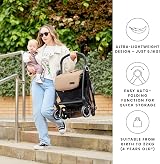 Ickle Bubba Aries Autofold Stroller Black view 4
