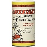 Cavender's All Purpose Greek Seasoning - 3.25 oz (pack of 2) Cavender's Exclusive recipe insert included!