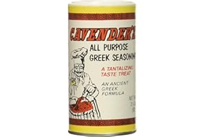 Cavender's All Purpose Greek Seasoning - 3.25 oz (pack of 2) Cavender's Exclusive recipe insert included!