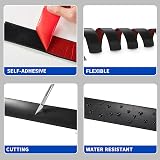 Zayejod PVC Floor Transition Strip 2mm Thick 5cm Wide 2m Black view 4