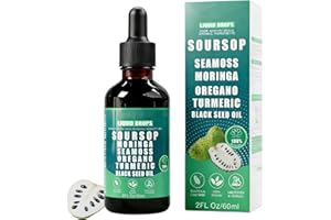 Soursop Bitters Liquid Drops, 2026 Upgraded 100% Organic 10-in-1 Soursop Drops for Body, Natural Plant Based Ingredients, Rap