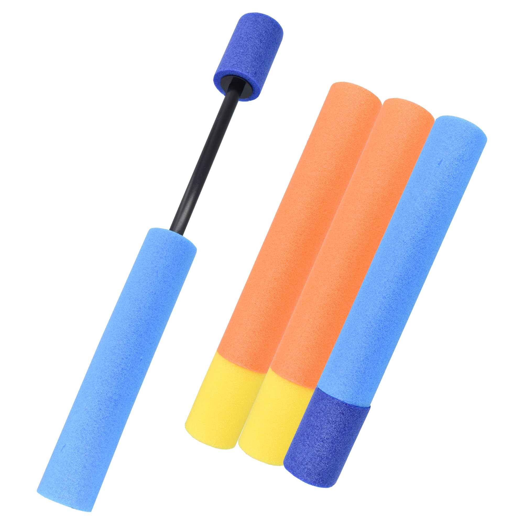 KandyToys 25cm Foam Water Squirter 4 Pack | Summer Outdoor Water Pistol | Kids & Adults