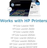 HP Q6000A 124A Black Original LaserJet Toner Cartridge for Color LaserJet 1600 view 2