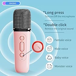 Mini Karaoke Machine for Adults and Kids, Portable