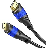KabelDirekt 5m Mini HDMI to HDMI Cable compatible with HDMI 2.0a/b, 2.0, 1.4a (Ultra HD, 4K, 3D, Full HD, 1080p, HDR, ARC, Highspeed with Ethernet) - FLEX Series