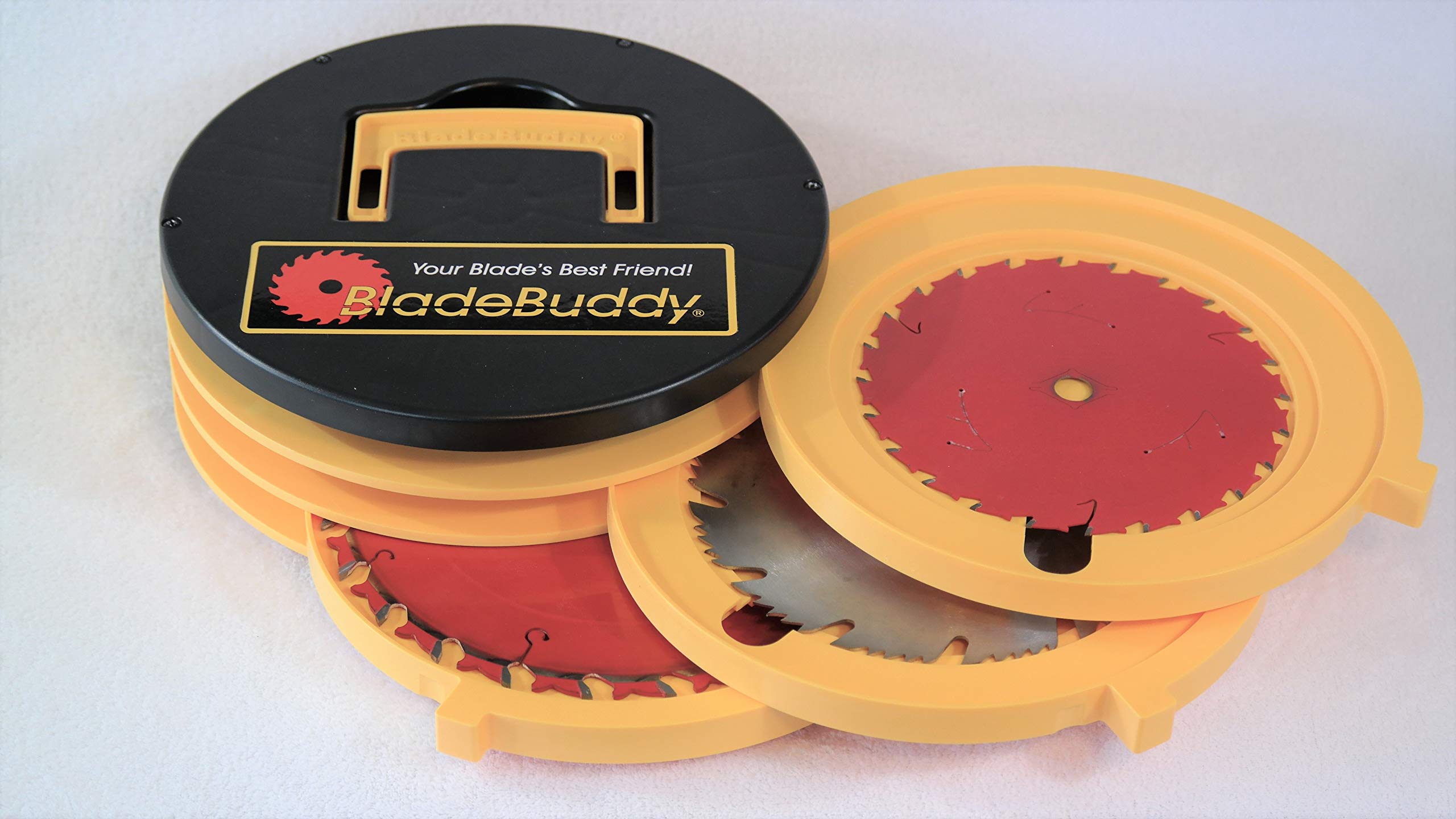 BladeBuddy Circular Saw Blade Storage with Three Tiered Drawers for a