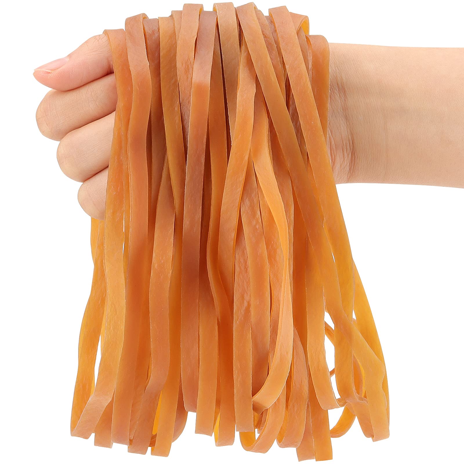 HAKZEON 200 PCS 200 x 4 mm Elastic Bands, Large Thick Rubber Elastic Bands for Home, Office Supplies