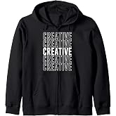 Creative Zip Hoodie