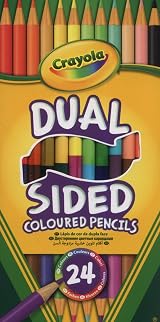 Crayola Dual-Sided Colouring Pencils 12 Pack Assorted Colours view 1