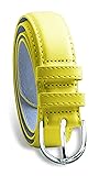 Belle Donne Plus Size Belt, Bonded Leather, Silver