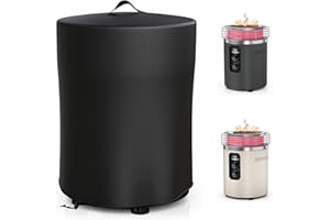 Fire Pit Cover for Ninja Fireside360 Heater & Fire Pit, Waterproof Firepit Accessories Cover with Handle & Drawstring for Nin