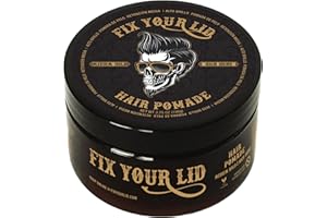 Fix Your Lid Hair Pomade for Men - Water Based Pomade Medium Hold High Shine - Easy to Wash Out - All Hair Types - 3.75oz