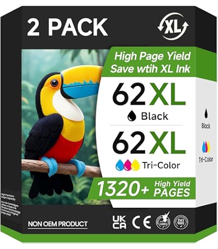 新品HP インクカートリッジ 62XL 3COLOR BLACK 各3セット HP 62XL High Yield Ink Cartridge Combo Pack, Black and Tri-Color