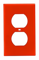 Leviton 80703-ORG 1-Gang Duplex Device Receptacle