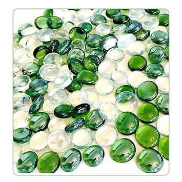 Buy Desi Commodity Colorful Flat Marbles Vase Fillers Party