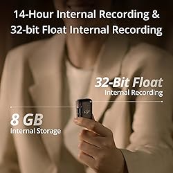 DJI Mic 2 (1 TX + 1 RX), Wireless Microphone with