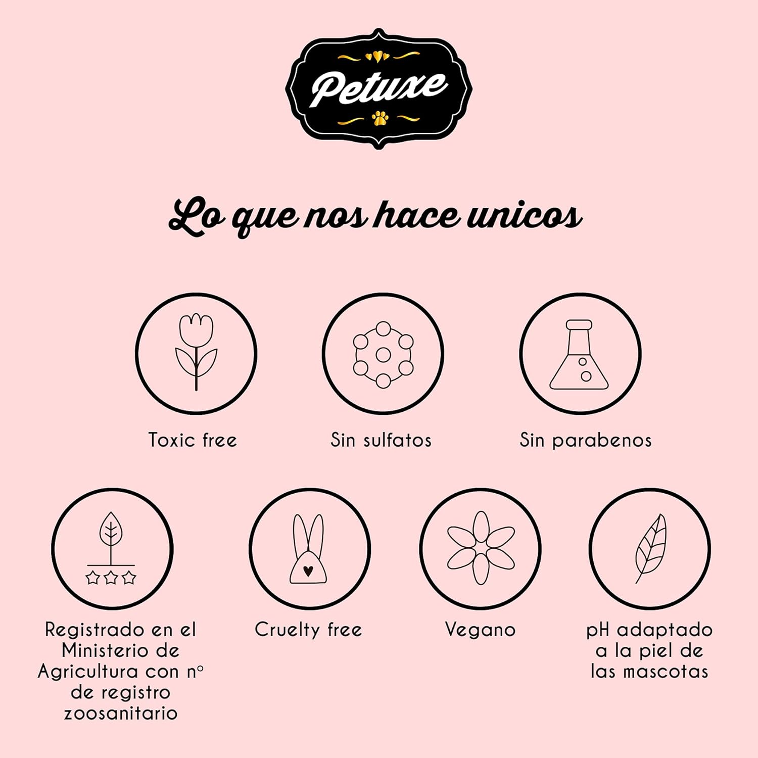 Petuxe Zero% Vegan Shampoo for Pets with Sensitive Skin Dog and Cats Shampoo, Sulfate Free, Silicone Free, Salt Free, All Breed - 500ml - Image 5