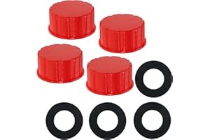 KICOFYEE Gas Can Coarse Thread Cap Gas Can Cap Coarse Thread Solid Transportation Gas Can Caps (4)