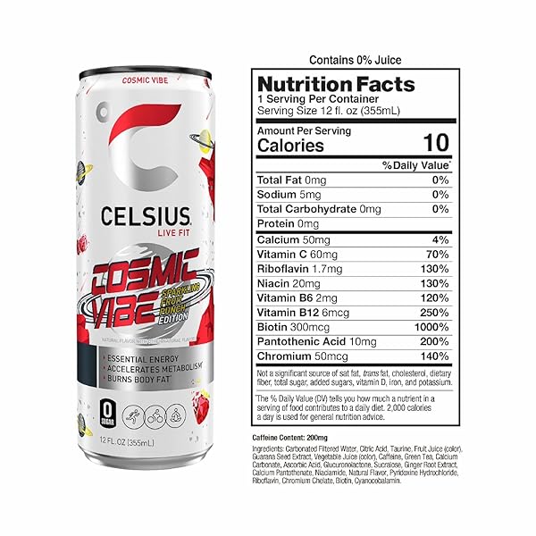 CELSIUS COSMIC VIBE 12OZ