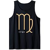 Minimalist Zodiac Sign Virgo Tank Top