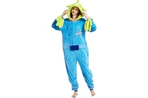 Yemnut Snug Fit Adult Unisex Onesie Cosplay Costume，One Piece Pajama Halloween Homewear Suit for Women and Men