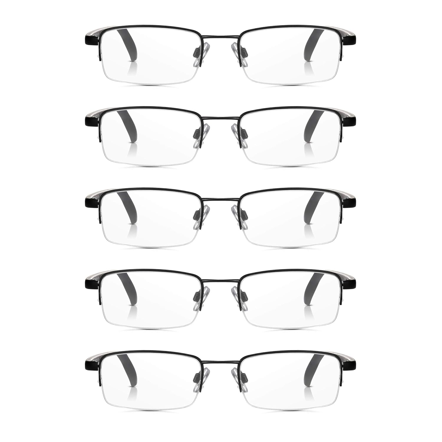 Accesorios Read Optics Hombre/Mujer: Bordes Varillas Negro Brillante X5