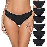 Wealurre Women’s Underwear Cotton Hipster Panties Breathable Stretch Bikini Panties for Women Pack