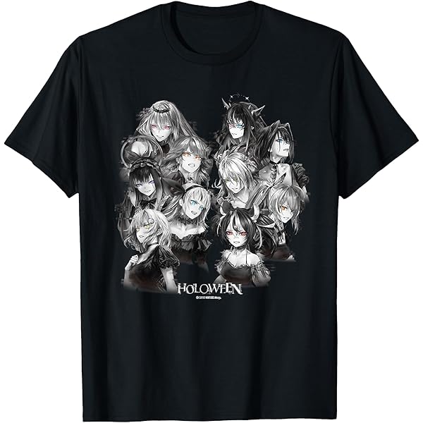 Amazon.com: hololive English -Advent- Halloween 2023 (Black) T