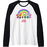 Animal Crossing Pride Rainbow Characters Nintendo Line Up Raglan Baseball Tee