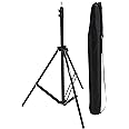Amazon Basics Aluminum Light Photography Tripod Stand with Case - 2.8 - 6.7 Feet, Black