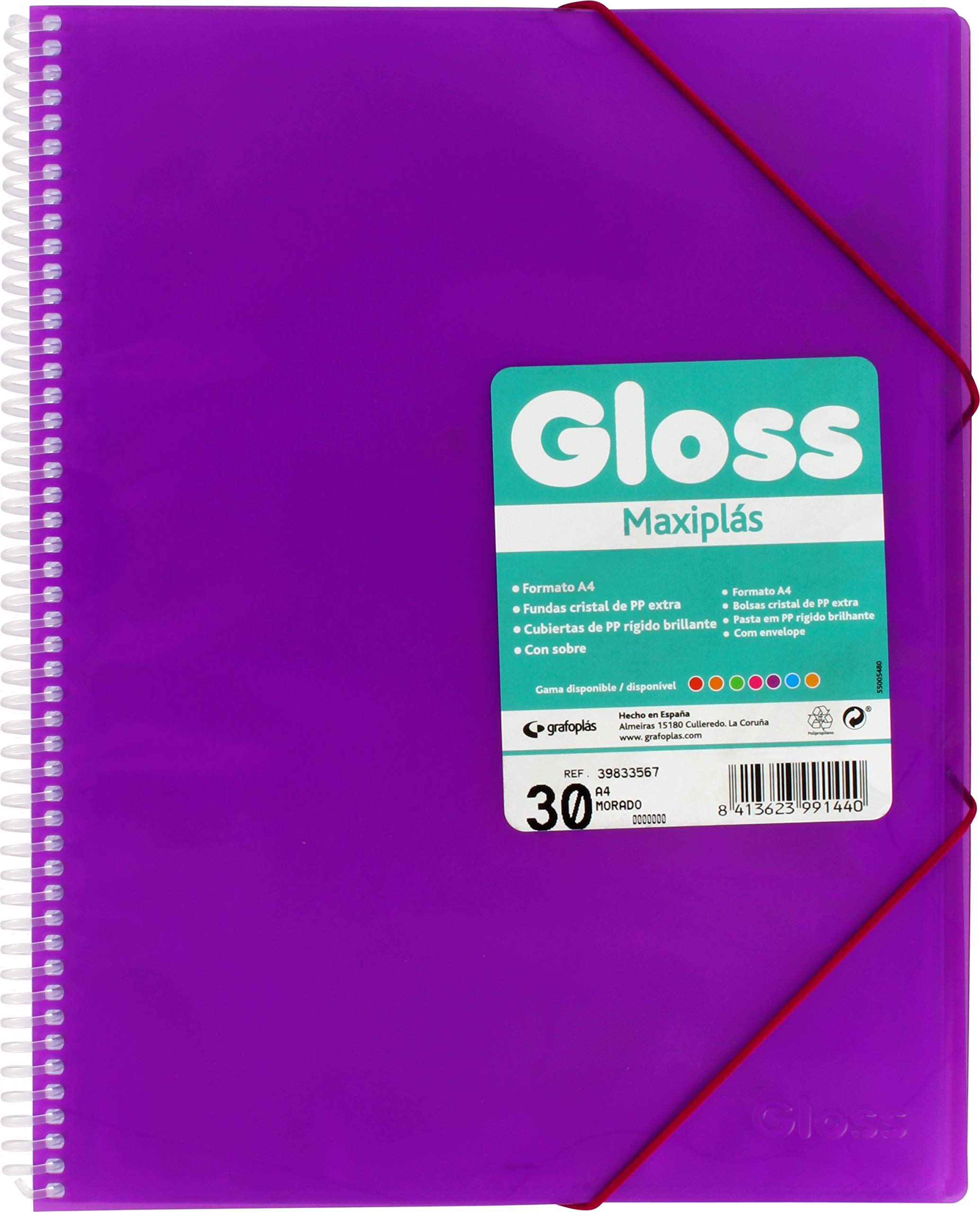 Grafoplás Folders of Covers 30 Fundas Berry