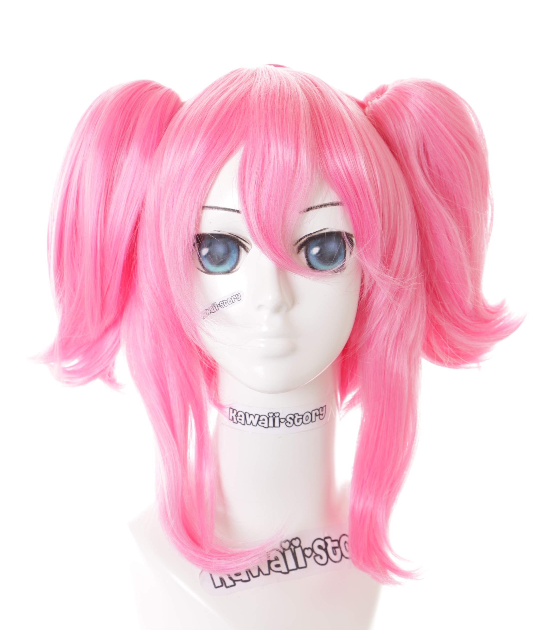 Kawaii-Story PL-150 Lux Leage of Legends Pink Pink 3-Piece Hairpiece Short Cosplay Lolita Wig Anime Manga