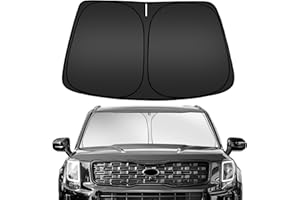 ARISMOTOR Windshield Sun Shade for Kia Telluride 2020-2025, Custom Fit Foldable Front Window Sunshade Sun Visor Protector, Block UV Rays Keep Your Car Cooler
