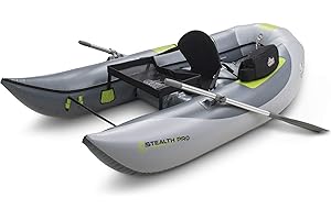 Outcast Sporting Gear OSG Stealth Pro Still Water No Frame Fishing LCS Leak Proof Airecell Urethane 300 Lbs U-Shape Float Tube