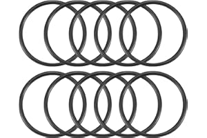 uxcell Nitrile Rubber O-Rings 51mm OD 44mm ID 3.5mm Width, Metric Sealing Gasket, Pack of 10