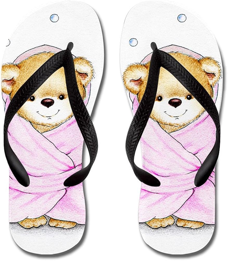 bear flip flops