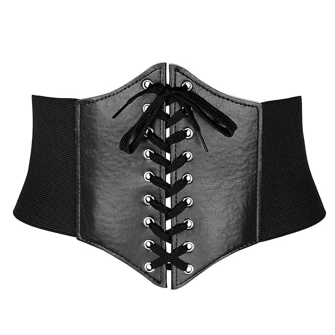 Buy Ayliss Women's Elastic Wide Waist Corset Cincher Belt (AAUS39201