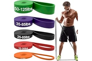 Resistance Bands, Pull Up Assist Bands - Workout Bands, Eexercise Bands, Long Resistance Bands Set for Working Out, Fitness, 