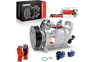 A-Premium A/C Compressor with Clutch Compatible with Volkswagen Jetta 2019-2021, Golf 2018-2019, Tiguan 2018-2020, GTI 2019-2