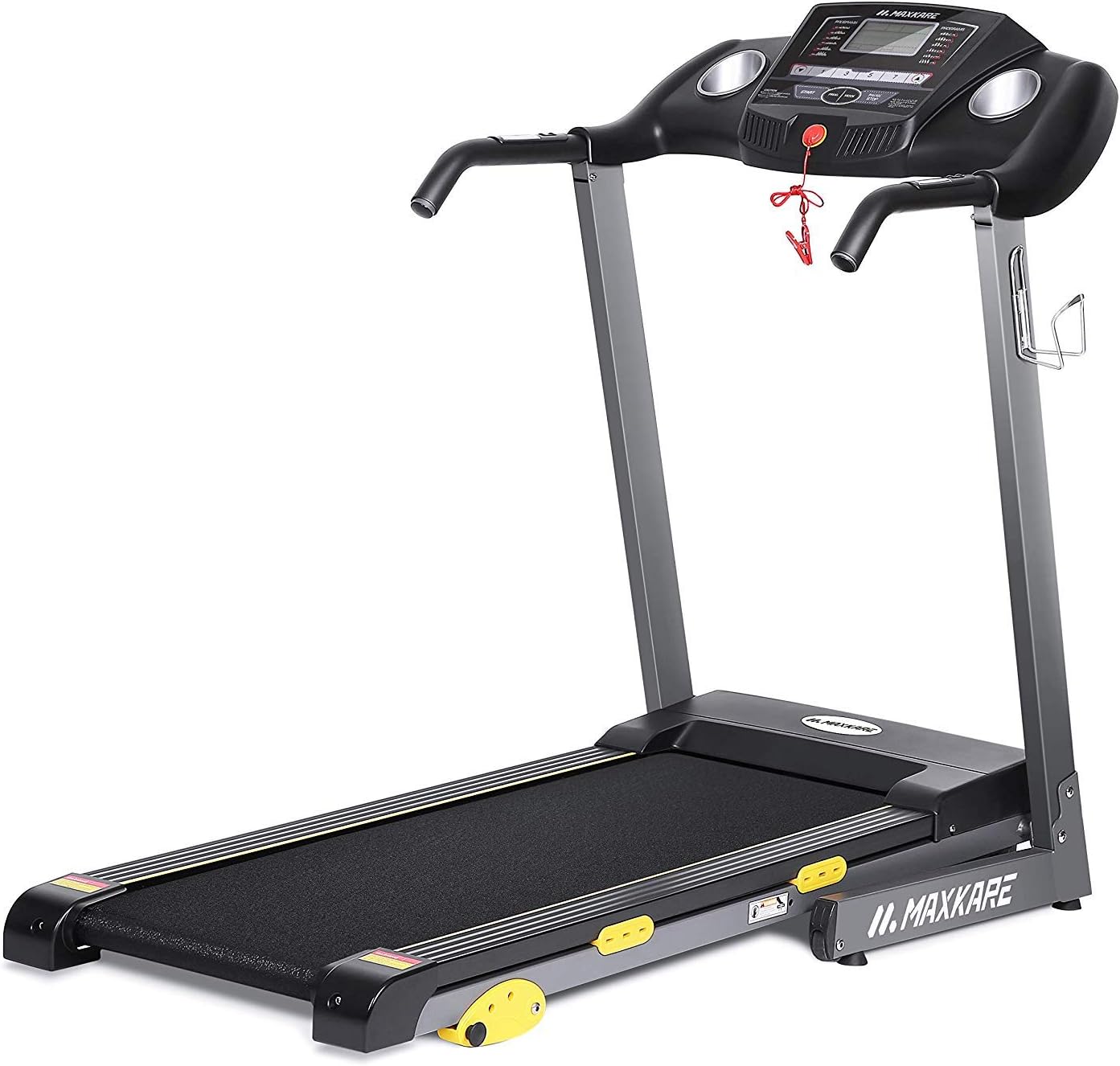 MENGLU Easy Assembly Folding Electric Treadmill Motorized Running and Jogging Fitness Machine for Home Gym with 12 Preset Programs