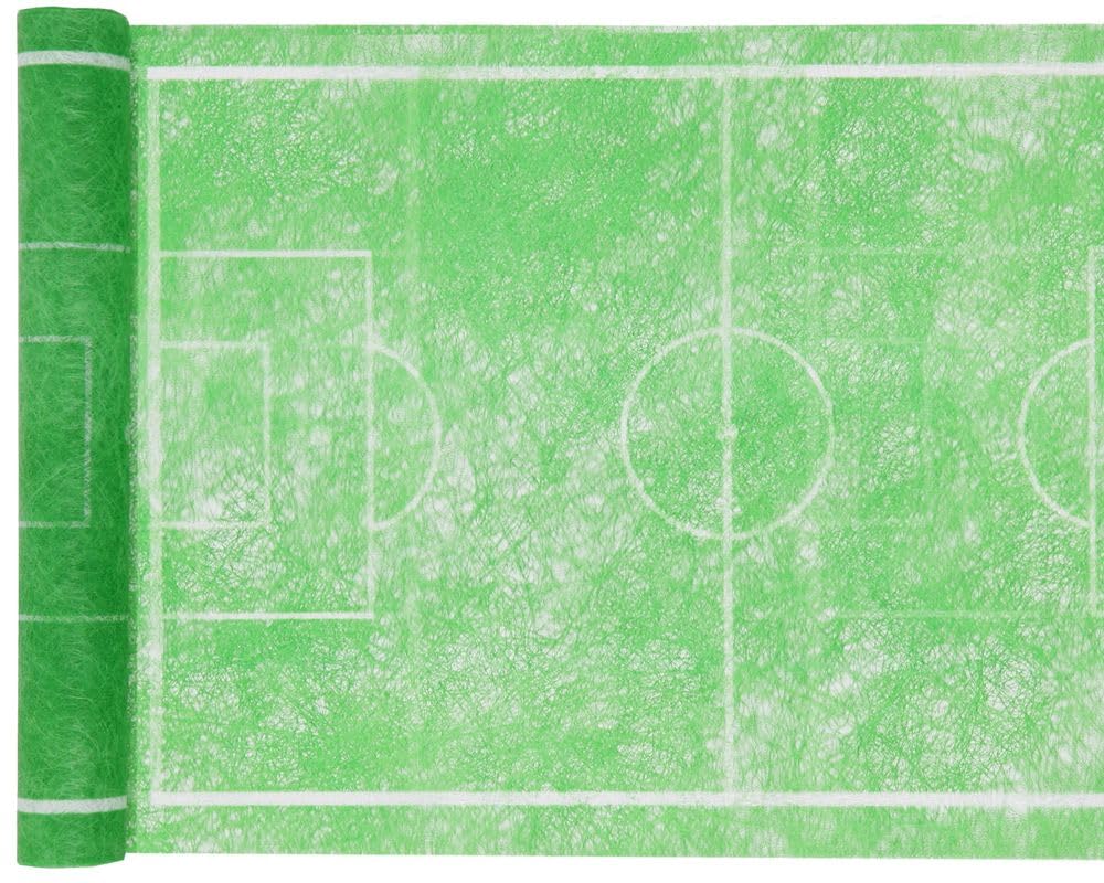 New! Tablerunner soccerfield, 30cm x 5m, 1 pc