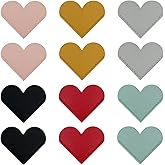 Heart Shaped Leather Bookmark Cute Corner Page Markers Reading Accessories for Book Lovers Handcrafted Reading Gifts for Men and Women Ideal Bookmark for Avid Readers (12 Pcs)