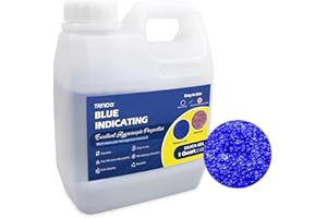 TRINIDa Blue Silica Desiccant Beads 2LBS, Indicating Silica Gel Bead Drying Silica Beads Reusable Silica Gel Desiccant for Camera, Electronic, Books, Documents, Clothes, Painting, Jewelry